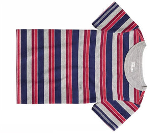 Epic Threads Toddler Boy's Multi-Stripe T-Shirt Gray Size 3T