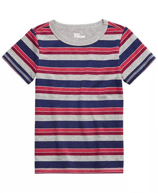 Epic Threads Little Boy's Multi-Stripe T-Shirt Gray Size 5