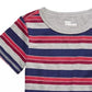 Epic Threads Little Boy's Multi-Stripe T-Shirt Gray Size 5
