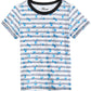 Epic Threads Toddler Boys Splatter Stripe T-Shirt White Size 3T