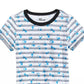Epic Threads Toddler Boys Splatter Stripe T-Shirt White Size 3T
