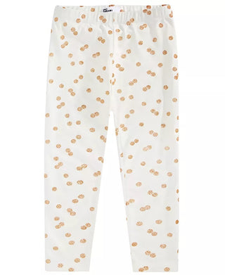 Epic Threads Little Girl's Glitter Dot Leggings White Size 6