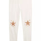 Epic Threads Little Girl's Star Knee Leggings White Size 6X