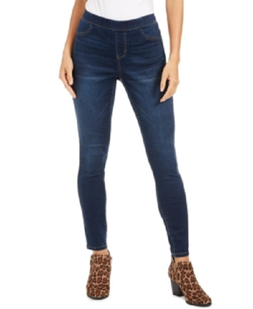Style & Co Women's Fleece-Lined Jeggings Blue Size Small
