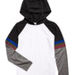 Epic Threads Big Boys Hooded Colorblocked T-Shirt White Size Small