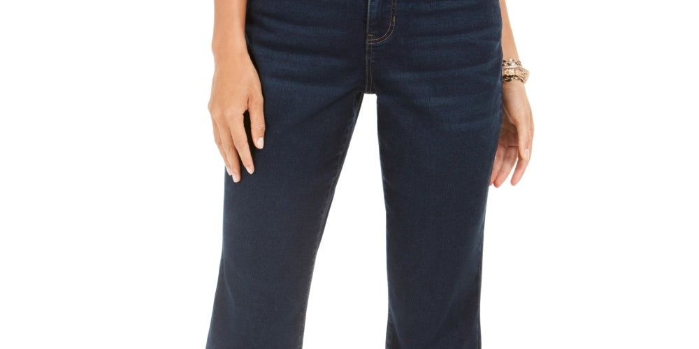 Style & Co Women's Power Sculpt Bootcut Jean  Blue Size 18