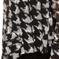 INC International Concepts Women's Houndstooth Shirt Black Size X-Small