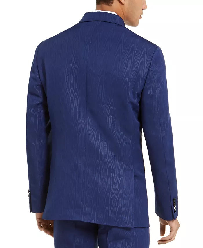 INC International Concepts Men's Sport Coat Slick Double Breasted Slim Fit Navy Size Small