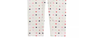 First Impressions Toddler Girl's Heart Print Leggings  White Size 4T
