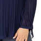 Alfani Women's Plus Size Pleated Completer Dark Blue Size 3X