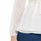 Charter Club Women's Clip-Dot Wrap Top White Size Small
