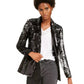 INC International Concepts Women's Allover-Sequin Blazer Black Size Small