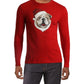 Club Room Men's Santa Bulldog Holiday Party Christmas Top Red Size X-Large