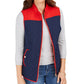 Charter Club Women's Colorblocked Quilted Vest Blue Size Medium