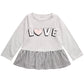 First Impressions Baby Girls Love Peplum Top Gray Size 3-6M
