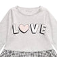 First Impressions Baby Girls Love Peplum Top Gray Size 3-6M