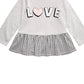 First Impressions Baby Girls Love Peplum Top Gray Size 3-6M