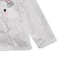 First Impressions Baby Girl's Dog Bow T-Shirt Gray Size 12 Months