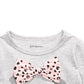 First Impressions Baby Girl's Dog Bow T-Shirt Gray Size 24 Months