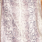 INC International Concepts Women's Sequined Snake-Embossed Tank Top Pink Size Large
