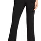 Alfani Women's Slit Hem Boot Cut Pants Black Size 4