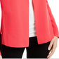 Alfani Women's Full Needle Sweater Coat Red Size Petite Medium