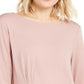 Alfani Women's Sheer Asymmetrical-Overlay Top  Dark Pink Size Large