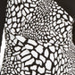 Alfani Women's Patterned Long Sleeve V Neck Wrap Top Black Size XX-Large