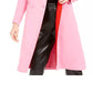 Bar III Women's Becca Tilley X Double Breasted Duster Jacket Pink Size Medium