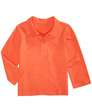First Impressions Toddler Boy's Cotton Polo Shirt Orange Size 3T