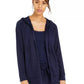 Style & Co Women's French Terry Hoodie Navy Size Small