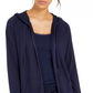 Style & Co Women's French Terry Hoodie Navy Size Small
