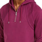 INC International Concepts Men's Hooded Quarter Zip Sweater Classic Purple Size Small