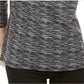 Karen Scott Women's Zip Neck Pullover Black Size X-Small