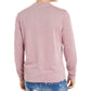 INC International Concepts Men's Radar Long Sleeve Henley Pink Size X-Small