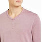 INC International Concepts Men's Radar Long-Sleeve Henley Pink Size XX-Large