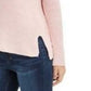 Style & Co Women's Ribbed V-Neck Cotton Sweater Lt/Paspink Size Large
