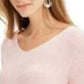 Style & Co Women's Ribbed V-Neck Cotton Sweater Pink Size X-Large