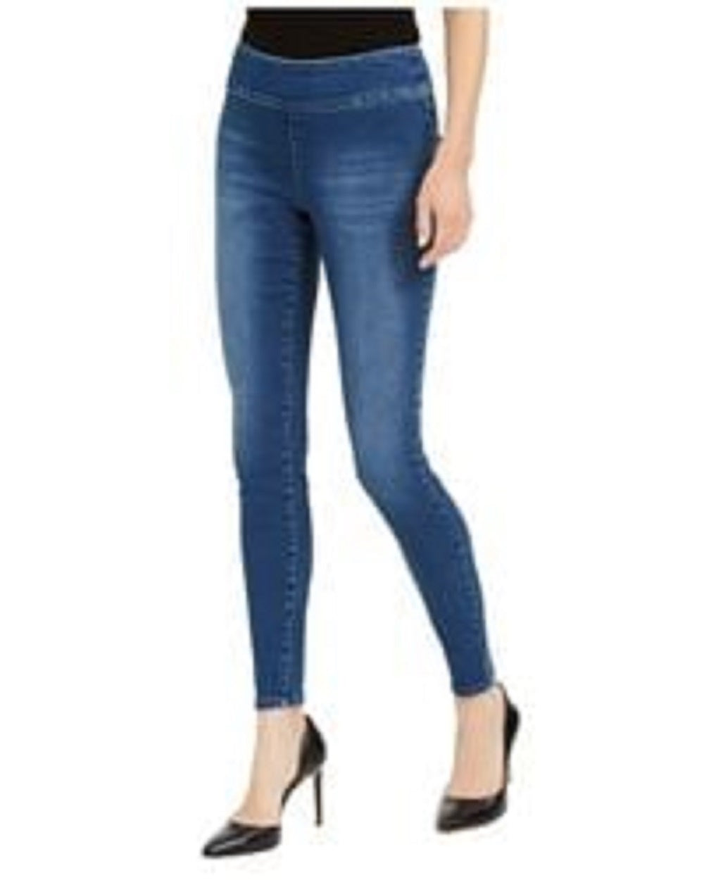 INC International Concepts Women's Pull-On Denim Jeggings Blue Size 4