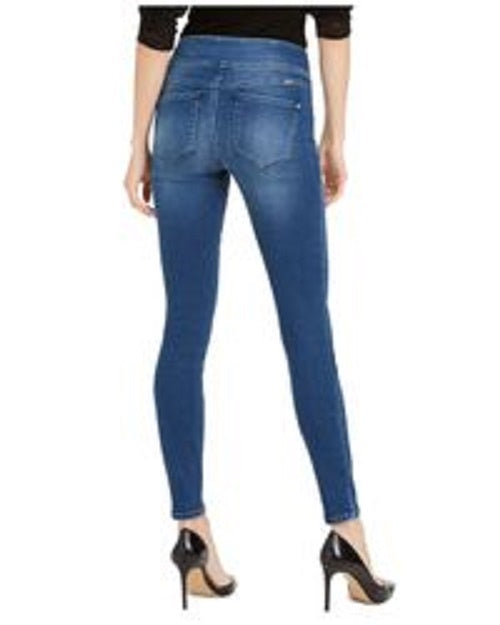 INC International Concepts Women's Pull-On Denim Jeggings Blue Size 4