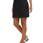 Karen Scott Women's French Terry Skort Black Size X-Small