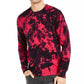 INC International Concepts Men's Gnover Tie Dye Sweater Dark Pink Size X-Large