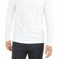 Alfani Men's Knit Ribbed Casual Shirt White Size XX Large