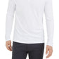 Alfani Men's Lightweight Ribbed Quarter-Zip Pullover White Size Small