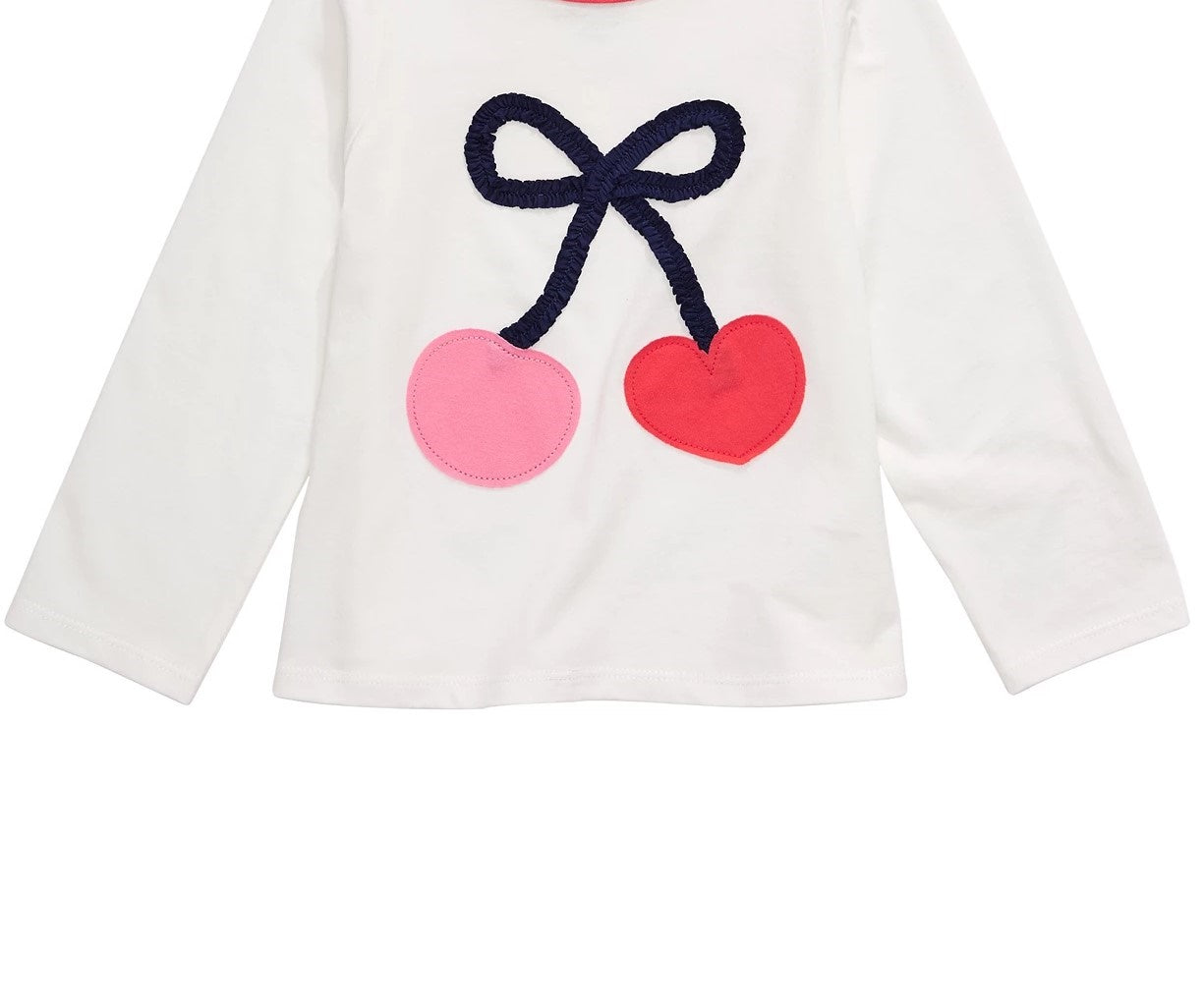 First Impressions Baby Girls Cherries-Print Cotton T-Shirt White Size 6-9M