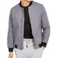 Alfani Men's Full-Zip Bomber Jacket Gray Size Medium