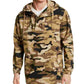 Sun + Stone Men's Camouflage Long Sleeve Mock Classic Fit Quarter Zip Cotton Sweater Beige Size X-Large