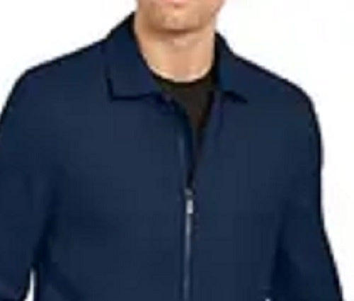 Alfani Men's Full-Zip Jacket Dark Blue Size Medium