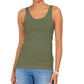 Style & Co Women's Cotton Tank Top Green Size X-Large