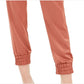 Bar III Women's Satin Jogger Pants Brown Size Medium